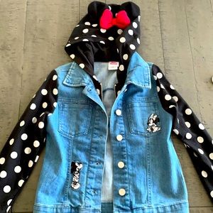 Girls Minnie Jean jacket